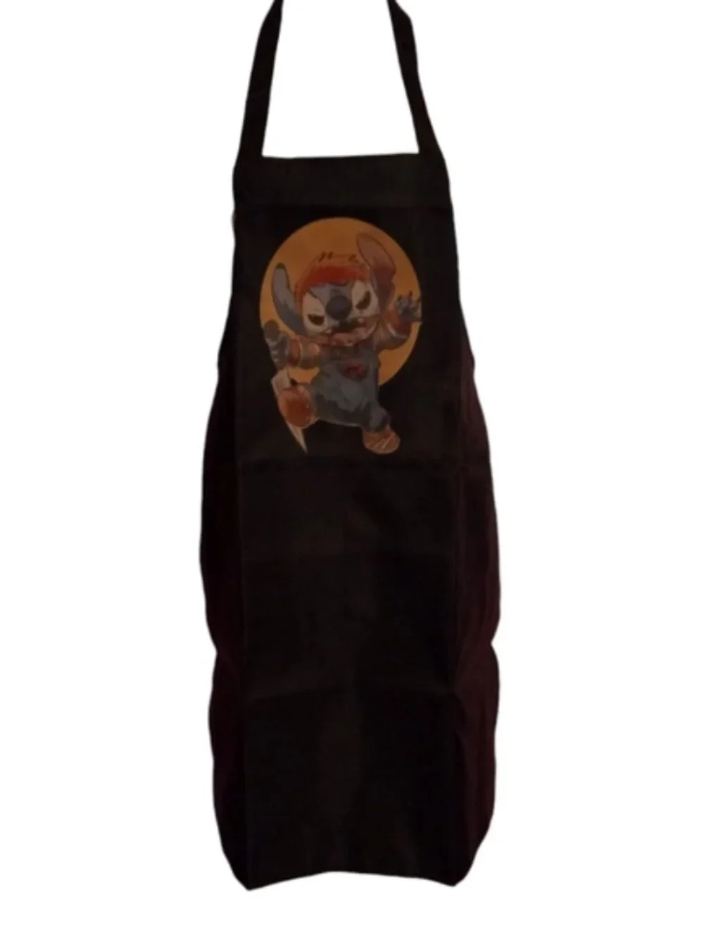 Disney Stitch Chucky Halloween Apron Horror Spooky Cooking
